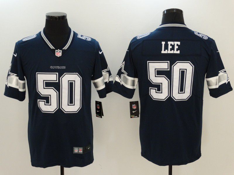 Men Dallas Cowboys #50 Sean Lee Blue Nike Vapor Untouchable Limited NFL Jerseys->->NFL Jersey